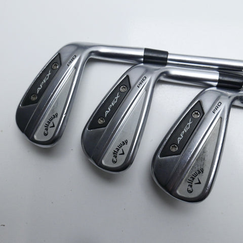 Used Callaway Apex Pro 24 Iron Set / 4 - PW / Stiff Flex