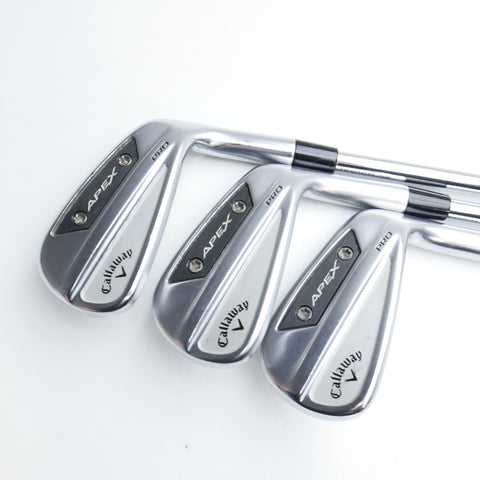Used Callaway Apex Pro 24 Iron Set / 4 - PW / Stiff Flex
