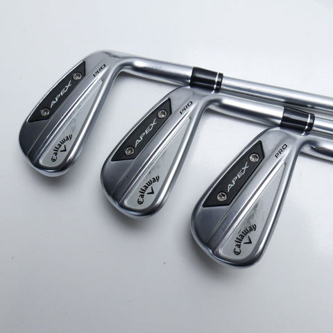 Used Callaway Apex Pro 24 Iron Set / 4 - PW / Stiff Flex