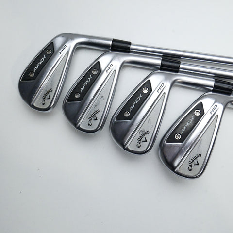 Used Callaway Apex Pro 24 Iron Set / 4 - PW / Stiff Flex
