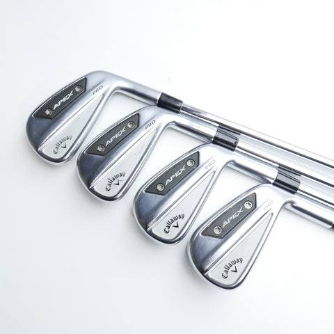 Used Callaway Apex Pro 24 Iron Set / 4 - PW / Stiff Flex
