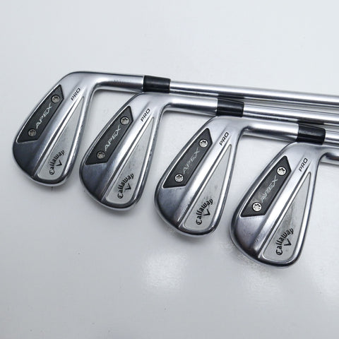 Used Callaway Apex Pro 24 Iron Set / 4 - PW / Stiff Flex