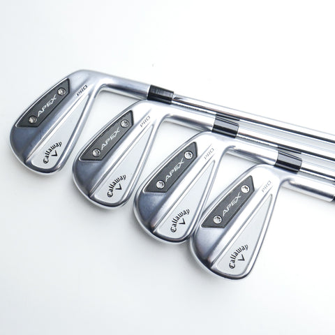 Used Callaway Apex Pro 24 Iron Set / 4 - PW / Stiff Flex