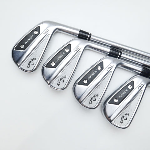 Used Callaway Apex Pro 24 Iron Set / 4 - PW / Stiff Flex