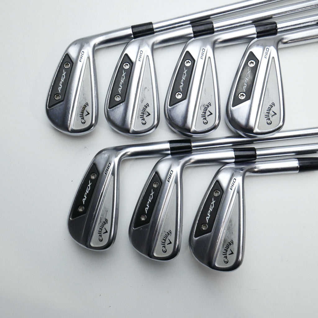 Used Callaway Apex Pro 24 Iron Set / 4 - PW / Stiff Flex