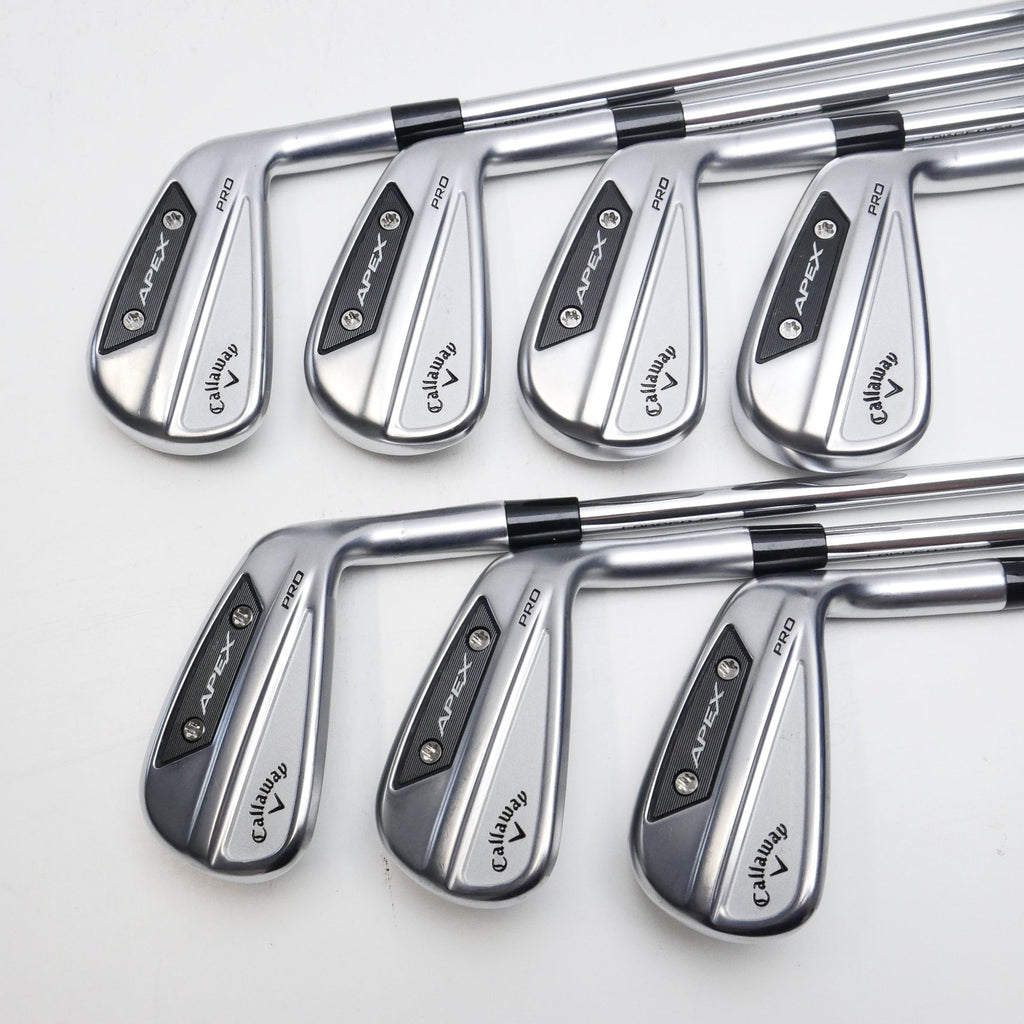 Fers Callaway Set De 6 Apex Pro 24 4-PW - Dynamic Gold S300 - Droitière, Rigide - Neuf Dynamic Gold S300 Fers Fers Callaway Set De 6 Apex Pro 24 4-PW - Dynamic Gold S300 - Droitière, Rigide - Neuf Dynamic Gold S300 Fers