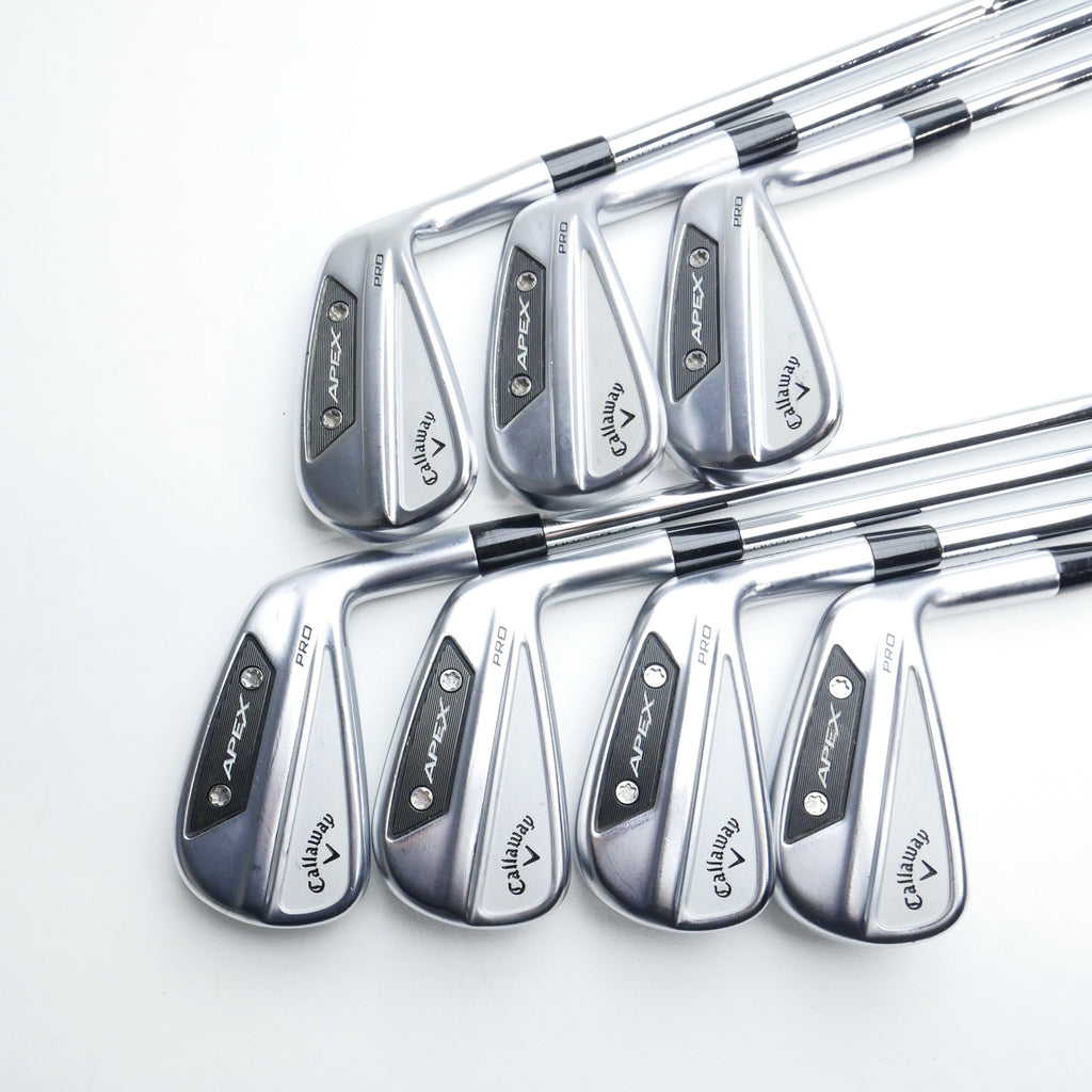Used Callaway Apex Pro 24 Iron Set / 4 - PW / Stiff Flex