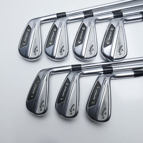 Used Callaway Apex Pro 24 Iron Set / 4 - PW / Stiff Flex