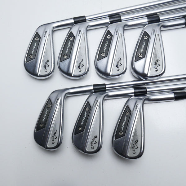 Used Callaway Apex Pro 24 Iron Set / 4 - PW / Stiff Flex