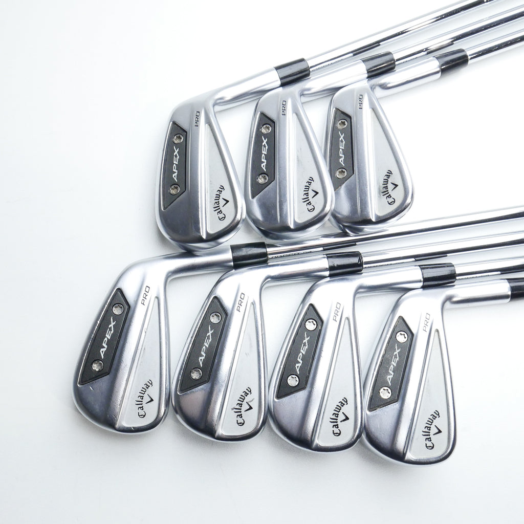 Used Callaway Apex Pro 24 Iron Set / 4 - PW / Stiff Flex