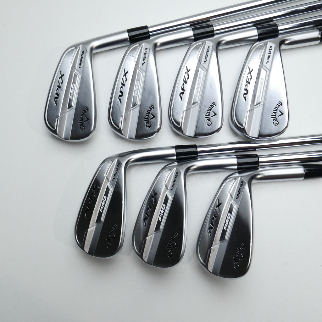 Used Callaway Apex Pro 24 Iron Set / 4 - PW / Stiff Flex