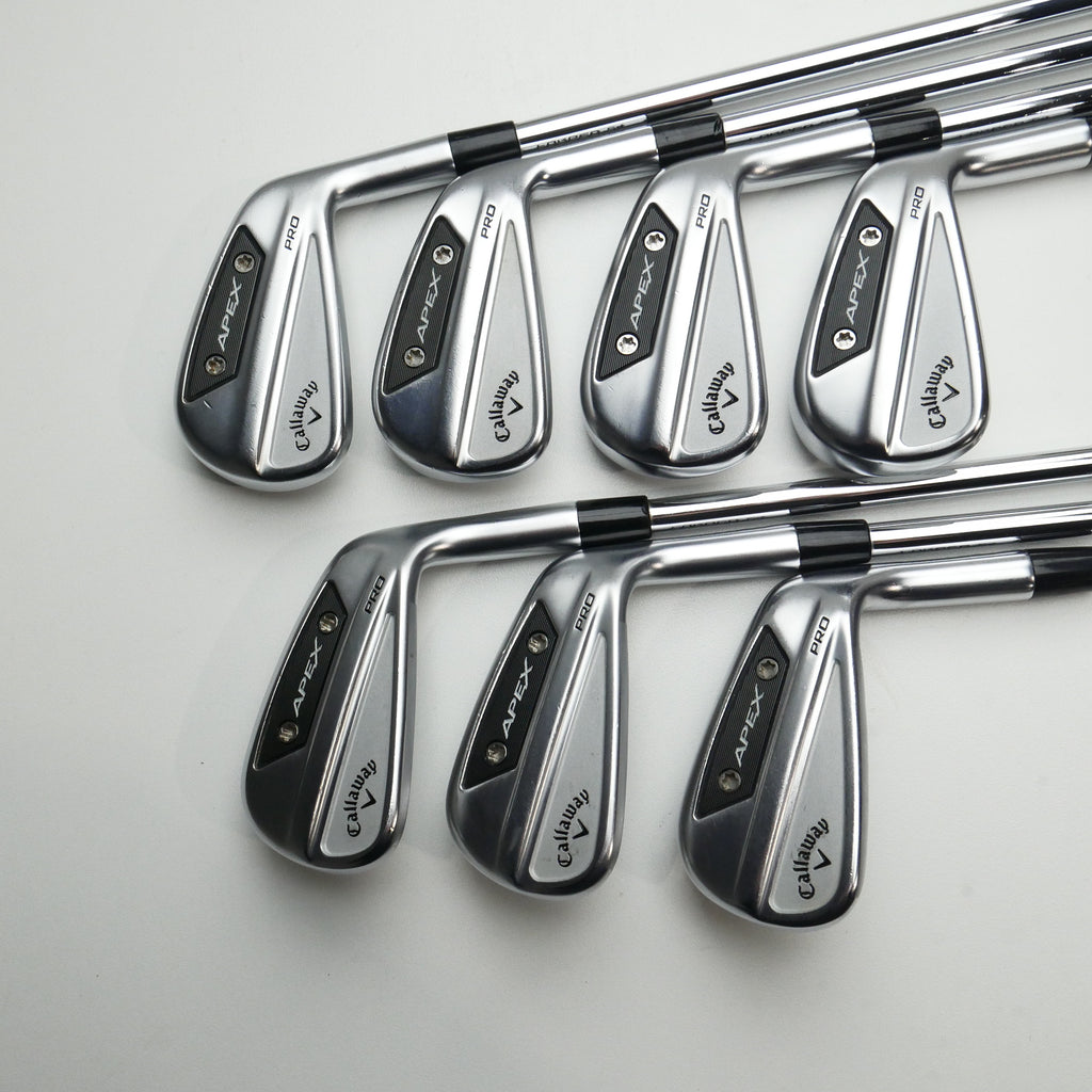Used Callaway Apex Pro 24 Iron Set / 4 - PW / Stiff Flex