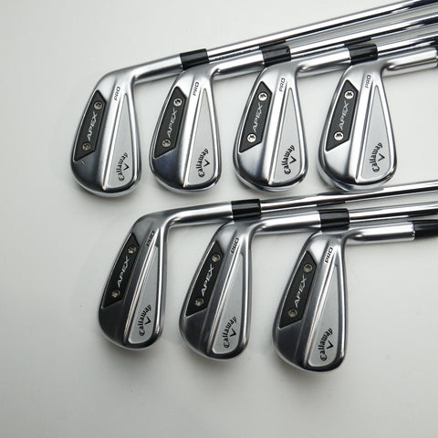 Used Callaway Apex Pro 24 Iron Set / 4 - PW / Stiff Flex