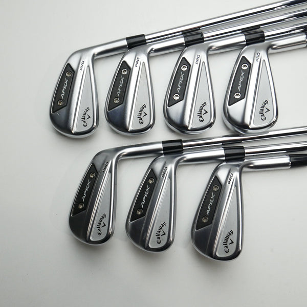 Used Callaway Apex Pro 24 Iron Set / 4 - PW / Stiff Flex