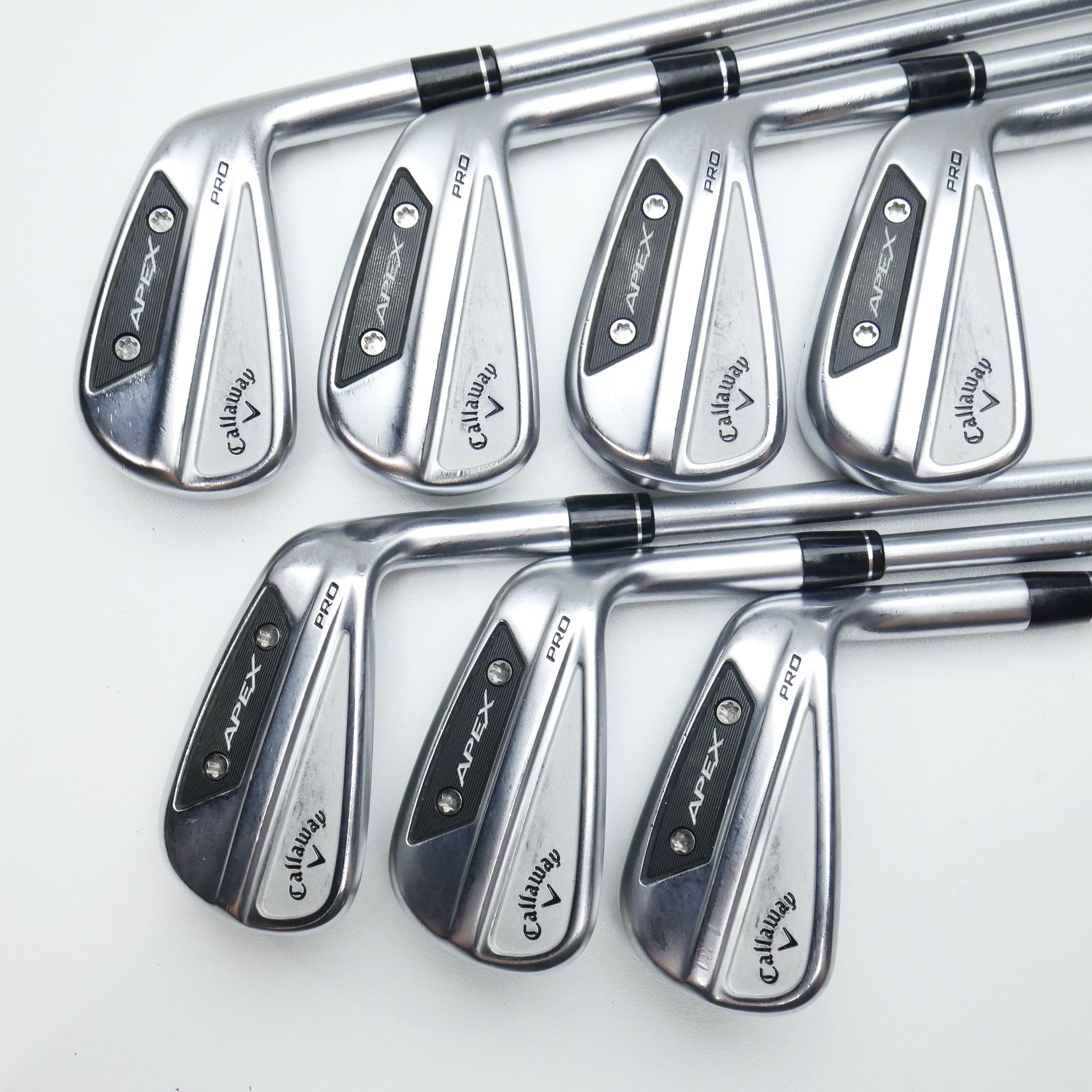 Used Callaway Apex Pro 24 Iron Set / 4 - PW / Stiff Flex