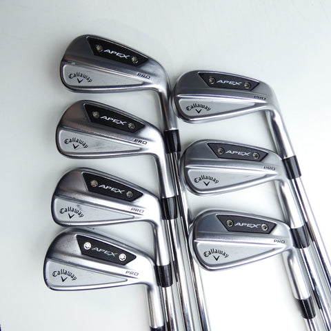 Used Callaway Apex Pro 24 Iron Set / 4 - PW / X-Stiff Flex