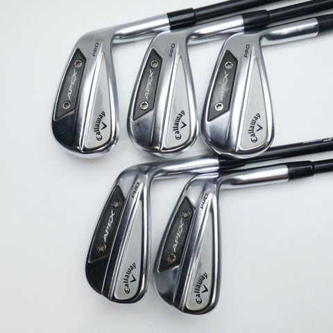 Used Callaway Apex Pro 24 Iron Set / 7 - PW + AW / Stiff Flex
