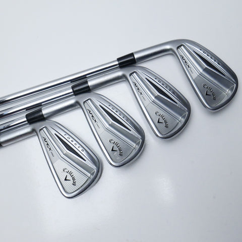 Used Callaway Apex Pro Forged Iron Set / 4 - PW / Stiff Flex / Left-Handed