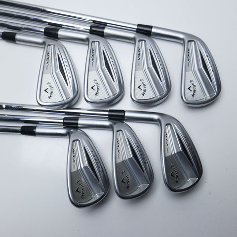 Used Callaway Apex Pro Forged Iron Set / 4 - PW / Stiff Flex / Left-Handed