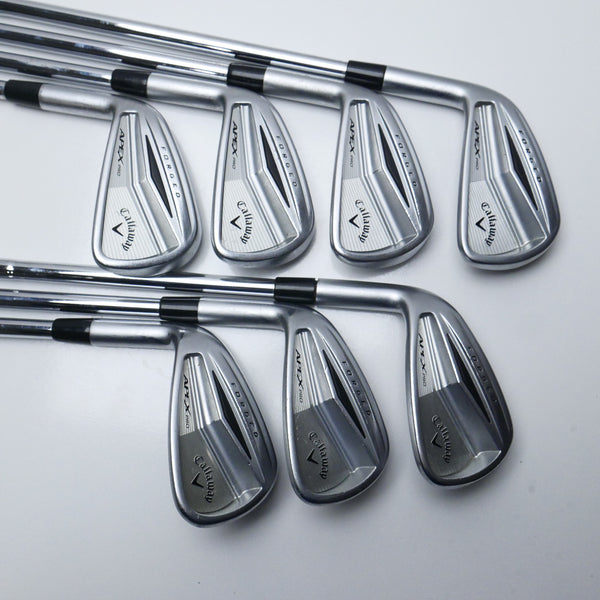 Used Callaway Apex Pro Forged Iron Set / 4 - PW / Stiff Flex / Left-Handed