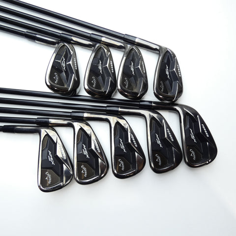 Used Callaway Apex Pro Smoke 19 Iron Set / 3 - PW + AW / Regular Flex / Left-Ha