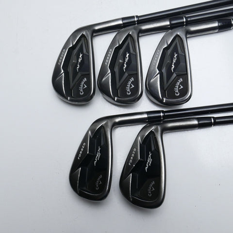 Used Callaway Apex Pro Smoke Iron Set / 5 - 9 IRON / Regular Flex