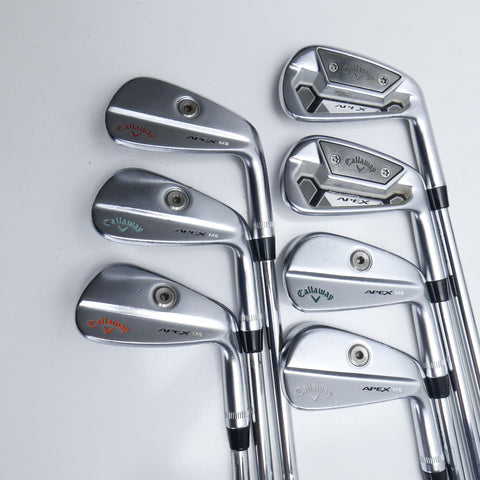 Used Callaway Apex TCB & Apex MB 21 Combo Iron Set / 4 - PW / Stiff Flex
