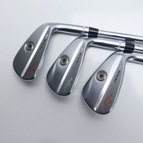 Used Callaway Apex TCB & Apex MB 21 Combo Iron Set / 4 - PW / Stiff Flex
