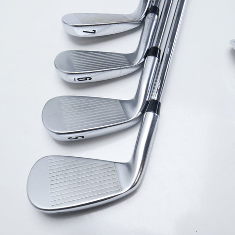 Used Callaway Apex TCB & Apex MB 21 Combo Iron Set / 4 - PW / Stiff Flex