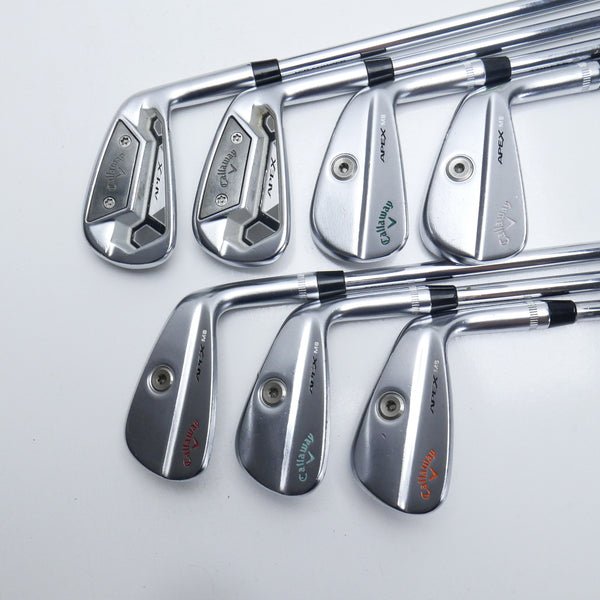 Used Callaway Apex TCB & Apex MB 21 Combo Iron Set / 4 - PW / Stiff Flex