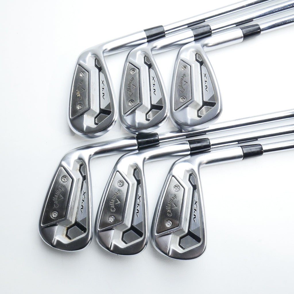 Used Callaway Apex TCB Iron Set / 5 - PW / Stiff Flex