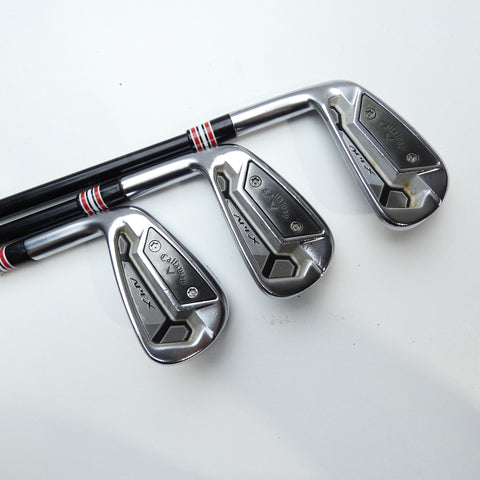 Used Callaway Apex TCB Iron Set / 6 - PW / Stiff Flex / Left-Handed