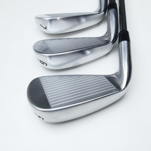 Used Callaway Apex Ti Fusion 250 Iron Set / 5 - PW / Stiff Flex