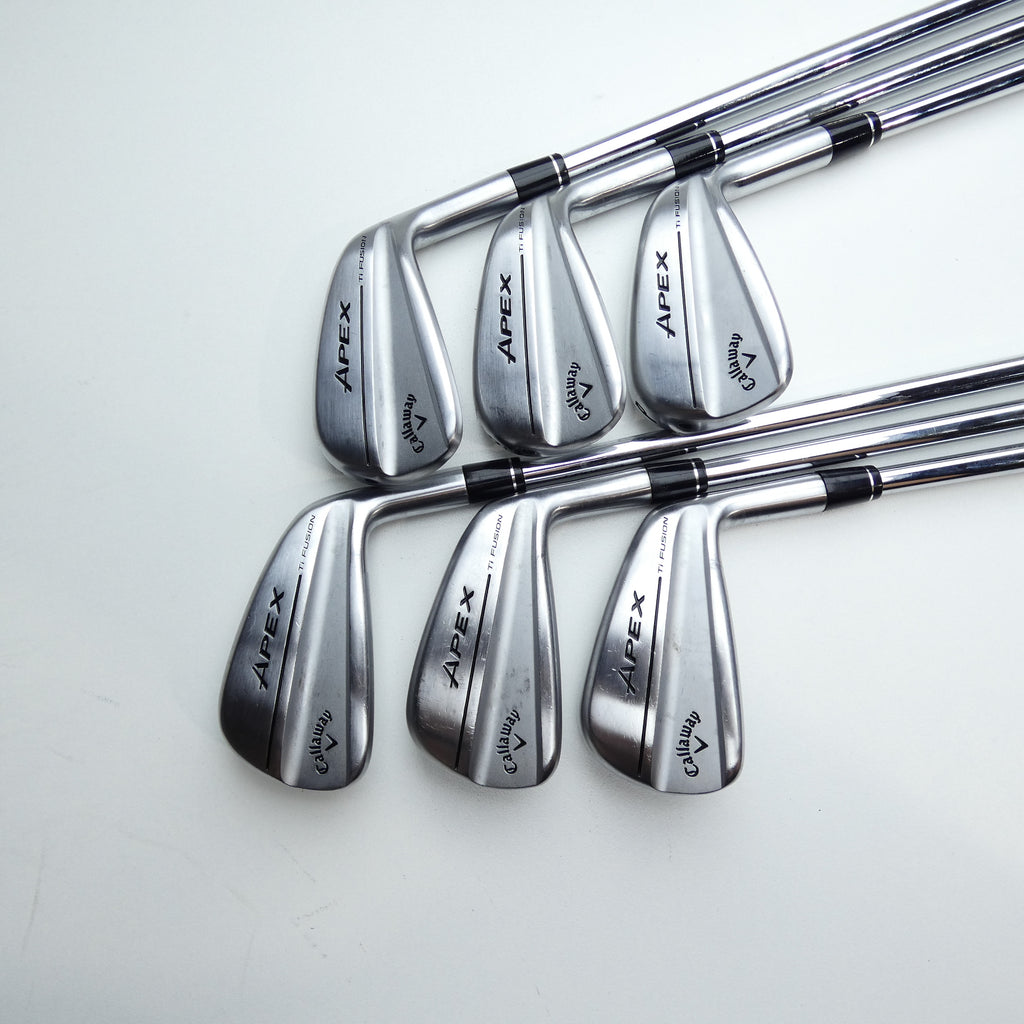 Used Callaway Apex Ti Fusion 250 Iron Set / 5 - PW / Stiff Flex