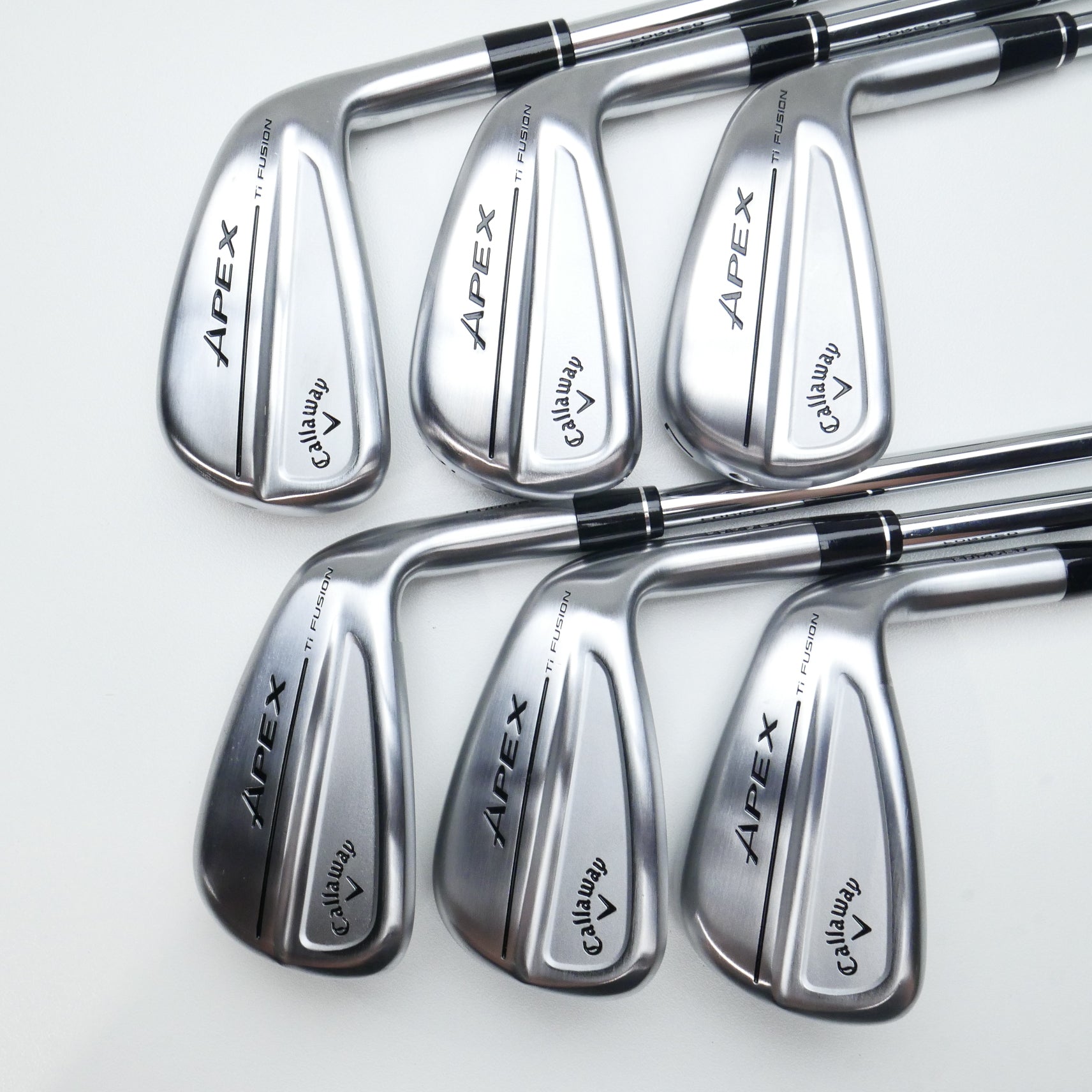 Used Callaway Apex Ti Fusion 250 Iron Set / 5 - PW / Stiff Flex