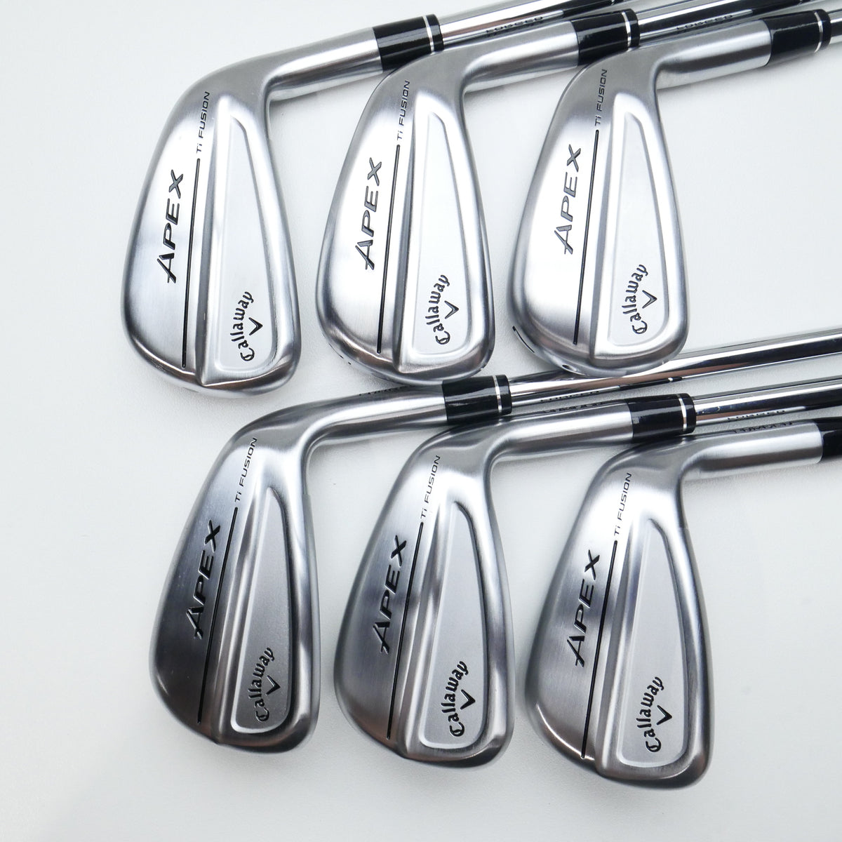 Used Callaway Apex Ti Fusion 250 Iron Set / 5 - PW / Stiff Flex