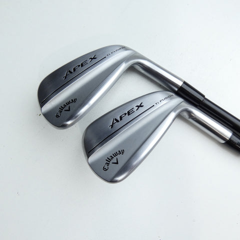 Used Callaway Apex Ti Fusion 250 Iron Set / 6 - PW / Stiff Flex