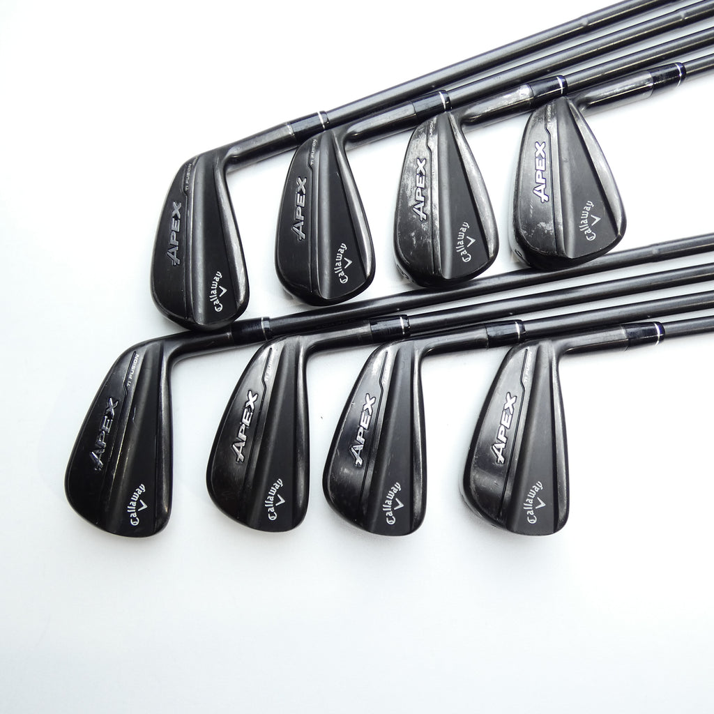 Used Callaway Apex Ti Fusion Iron Set / 3 - PW / Stiff Flex