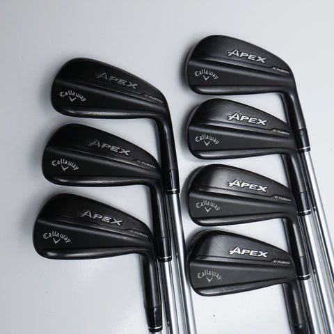 Used Callaway Apex Ti Fusion Iron Set / 4 - PW / Stiff Flex