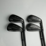 Used Callaway Apex Ti Fusion Iron Set / 6 - 9 Iron / Stiff Flex