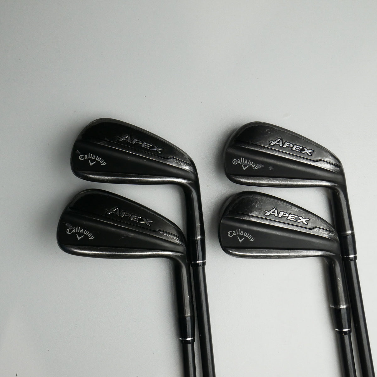 Used Callaway Apex Ti Fusion Iron Set / 6 - 9 Iron / Stiff Flex