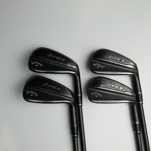 Used Callaway Apex Ti Fusion Iron Set / 6 - 9 Iron / Stiff Flex