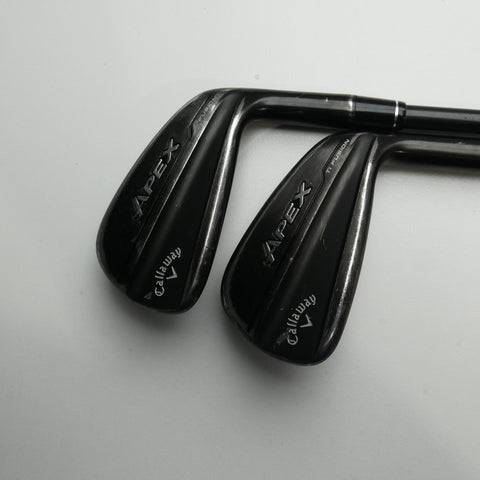 Used Callaway Apex Ti Fusion Iron Set / 6 - 9 Iron / Stiff Flex