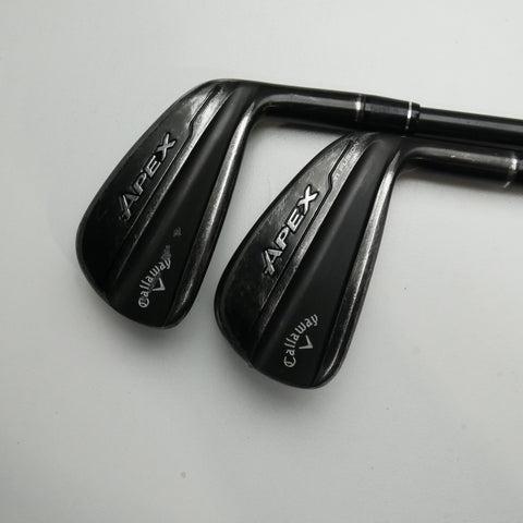 Used Callaway Apex Ti Fusion Iron Set / 6 - 9 Iron / Stiff Flex