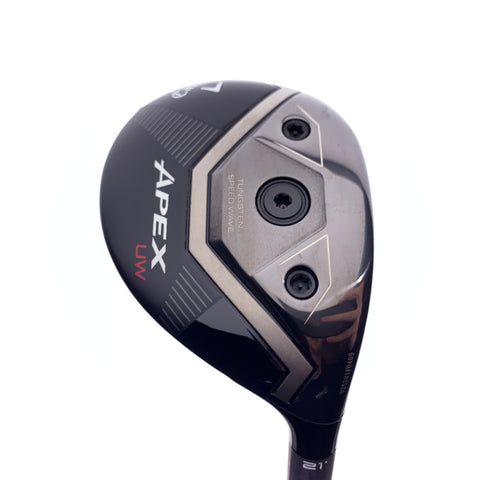 Used Callaway Apex UW 2025 3 Hybrid / 21 Degrees / Regular Flex