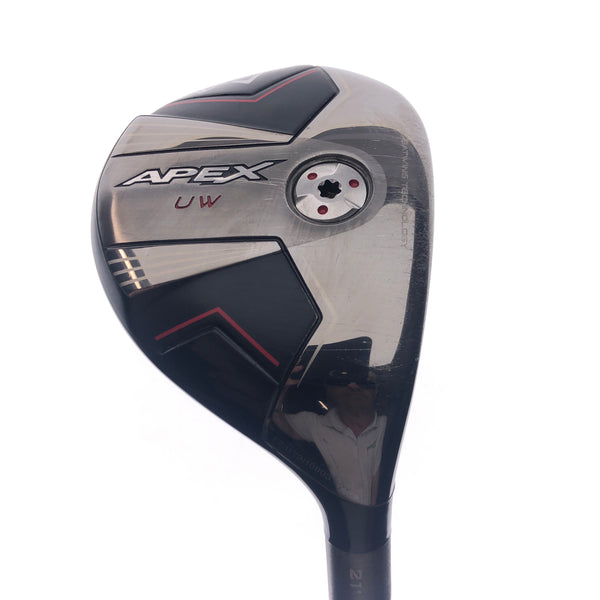 Used Callaway Apex UW 24 4 Hybrid / 21 Degrees / Stiff Flex