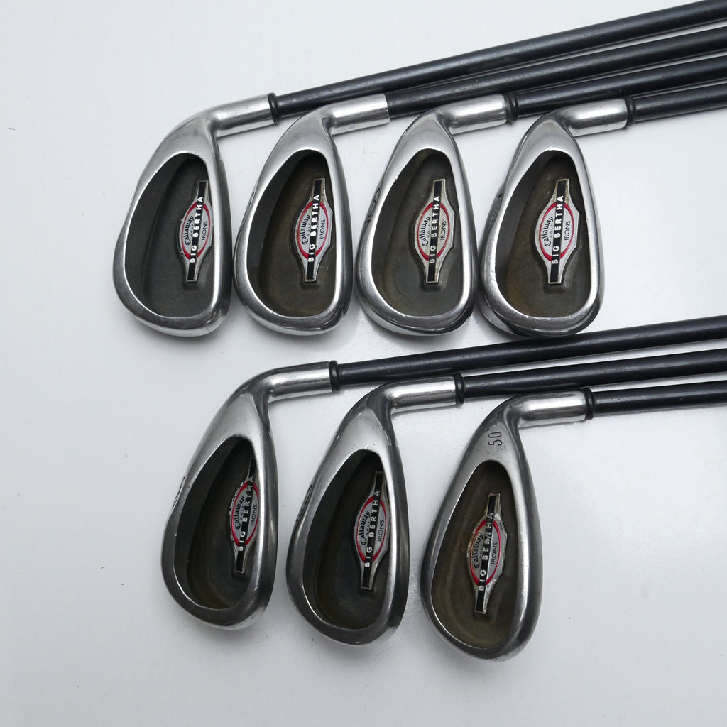 Used Callaway Big Bertha 2002 Iron Set / 4 - PW / Regular Flex