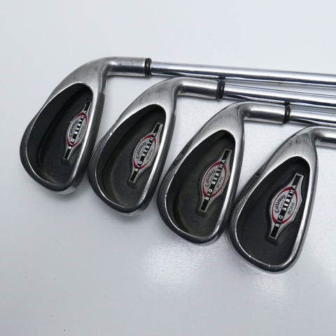 Used Callaway Big Bertha 2002 Iron Set / 4 - PW / Uniflex