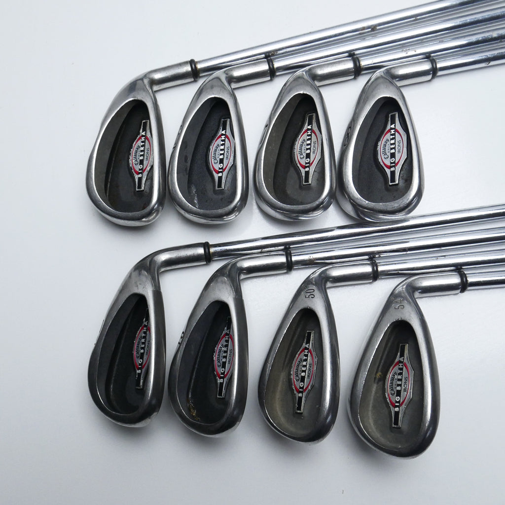 Used Callaway Big Bertha 2002 Iron Set / 5 - SW + 50° / Uniflex