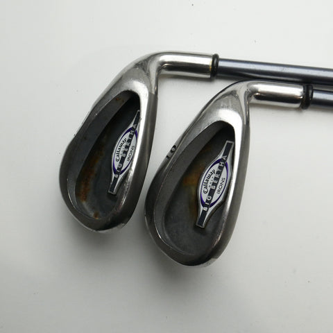 Used Callaway Big Bertha 2002 Iron Set / 6 - PW / Ladies Flex